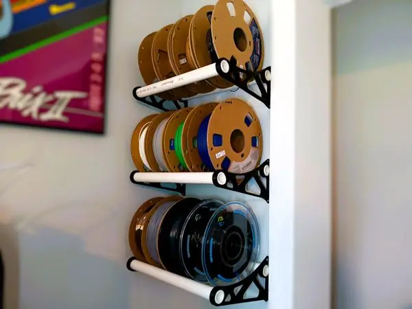 Best Filament Rack Ever!!! - Customizable