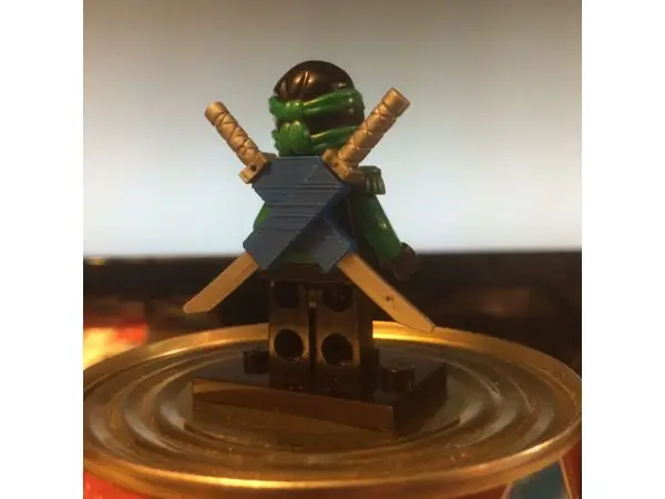 Lego Ninjago Sheath for two swords in a cross.