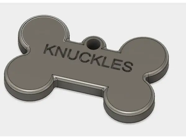 Dog Tag Editable