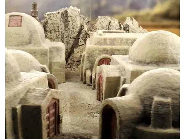 Desert sci-fi buildings