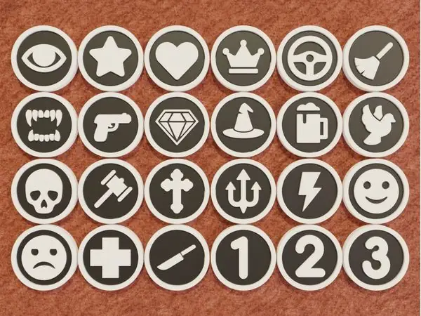Role Coins for Social Deduction Games