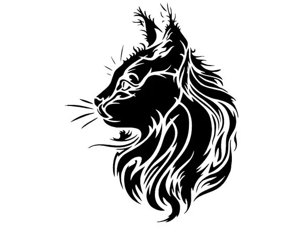 Cat Head stencil