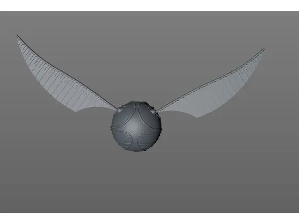 Golden Snitch Hair Clip