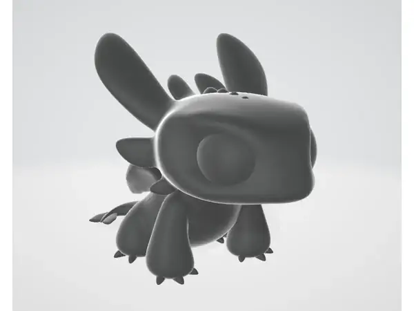 Toothless - Cute figurine and keychain