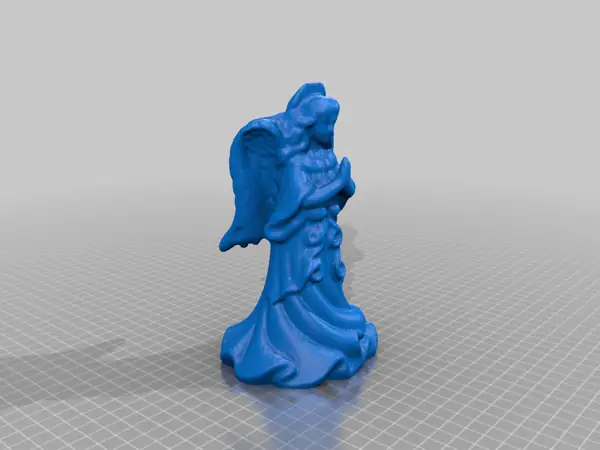 Angel candle holder