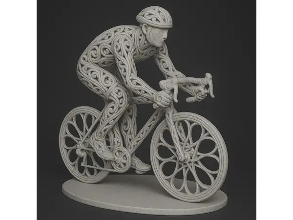 Ornate Cyclist