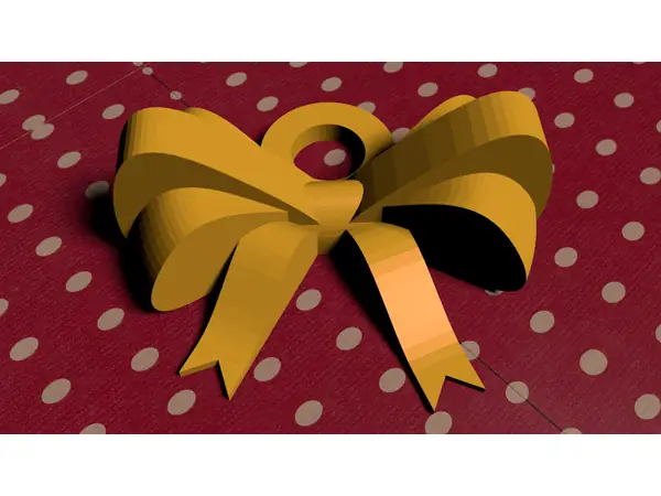 GIFT BOW ORNAMENT