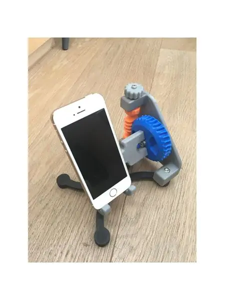 Worm Gear Phone Stand