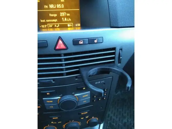 opel astra h car cup holder