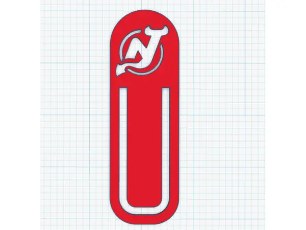 NJ Devils Bookmarker