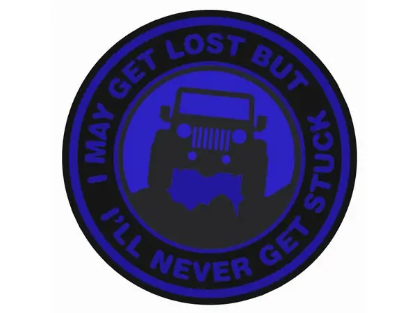 Jeep Never Get Stuck Badge