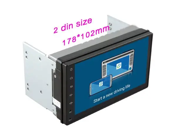 Chevrolet Lacetti 2DIN car stereo mount