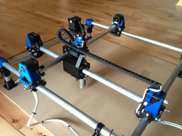 Conduit and Motor Mount for Drag-Chain for MPCNC Z axis