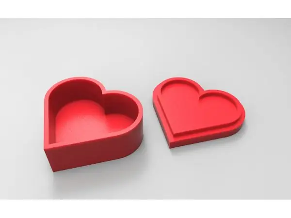 Heart jewelry box