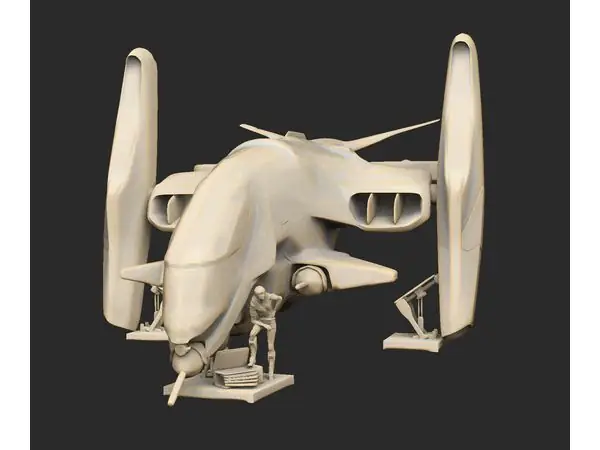 Olga With Gunship