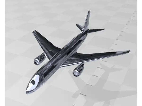 Convair Model 60 CFM-56 1:150 Scale — 737-400/a320-class variant
