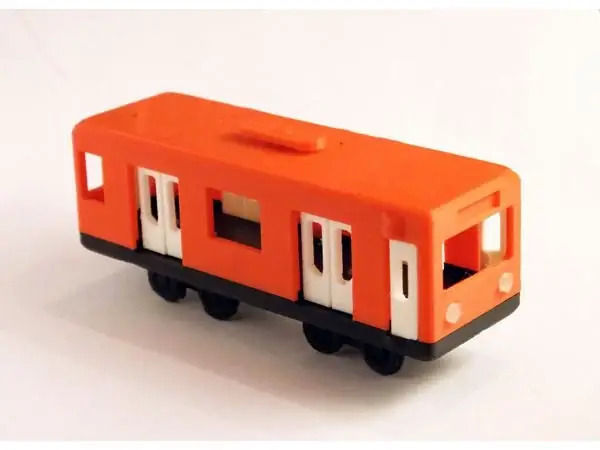 Parametric Tram/Metro Coach With Articulated Doors