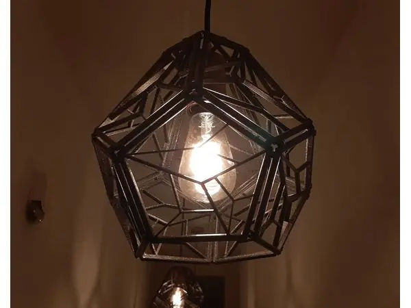Hanging Pentagon Lamp