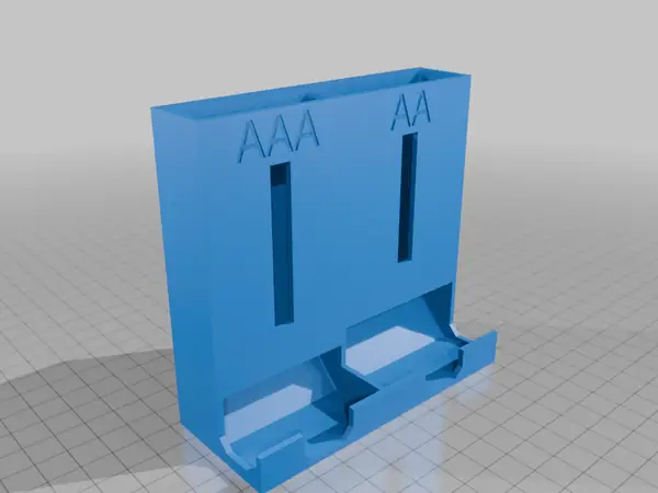 Battery dispenser for AA and AAA