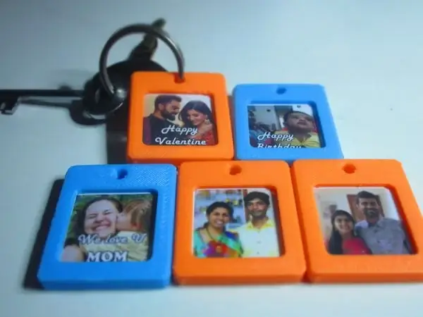 Photo frame Key chain