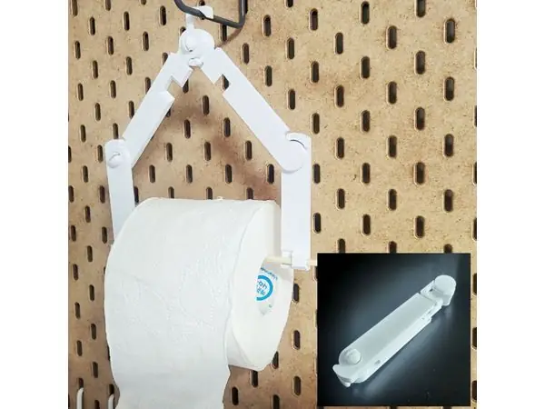 Foldable toilet paper hanger(for camping)