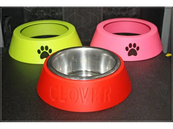 Dog Bowl Holder (customisable)