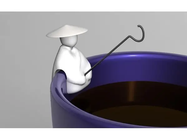 fisherman tea bag