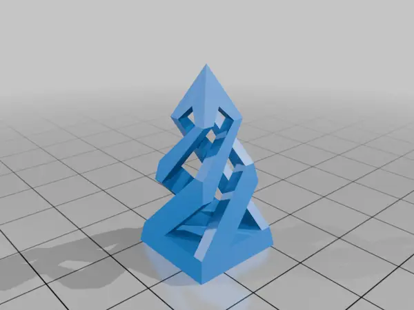 Dampener spring - Pyramid shape, no supports