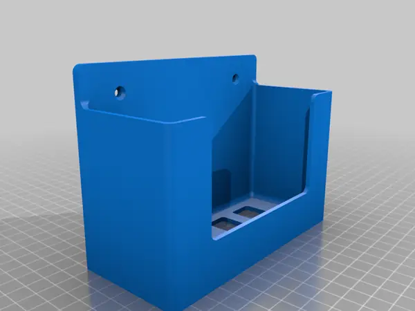 Wall holder for wet toilet paper or wipes