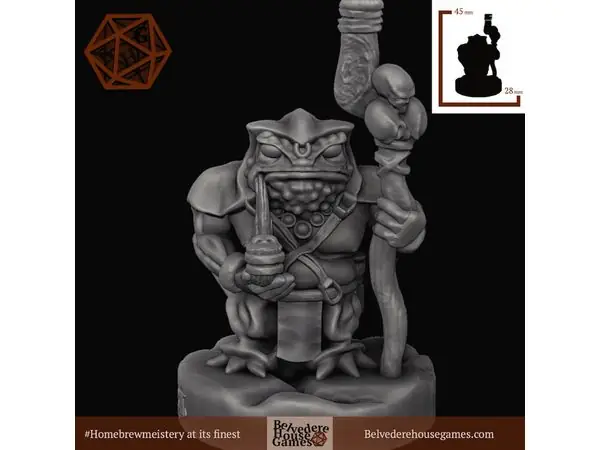 Swamp Shaman 28mm Mini Support Free