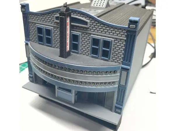 HO Scale Main Street Theater