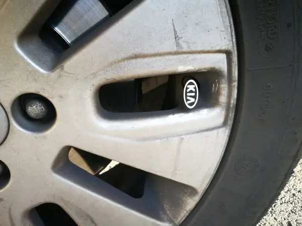 Kia Valve cap logo