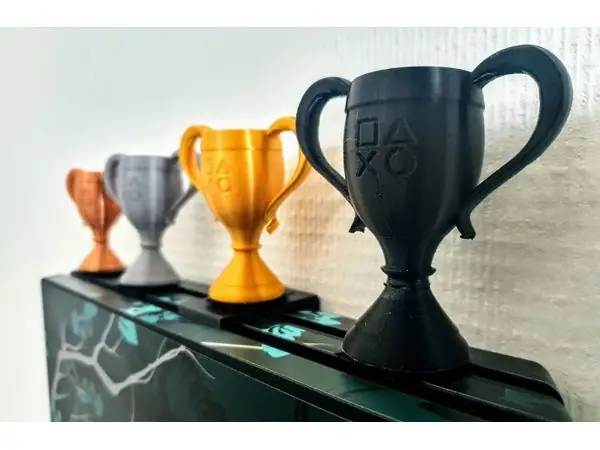 PS5 / Black Playstation Trophy - One single file for PSN trophies