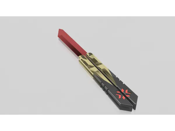 SIMPLE Champions Valorant Butterfly knife