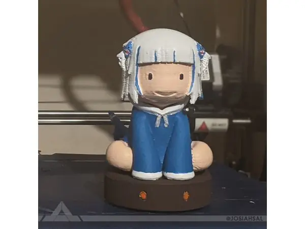 Hololive EN: Gawr Gura - 'Gura on Roomba' figure