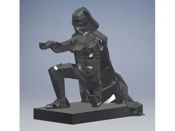 LowPoly Darth Vader Pen Holder