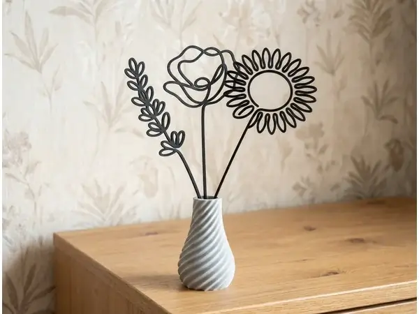 Minimalist Flowers - Vase Accesories / Decor