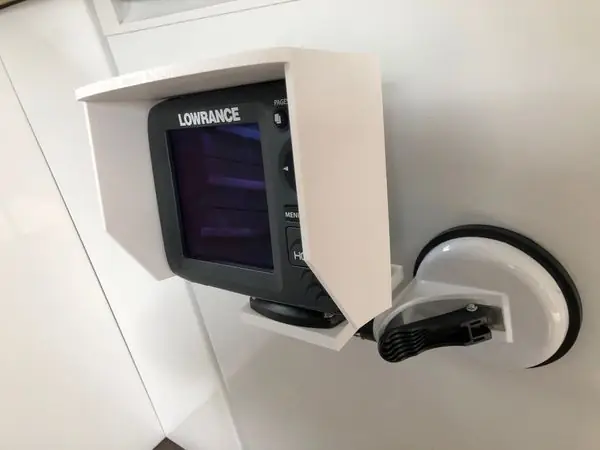 Lowrance Elite Hook 5 SunVisor Mod.2