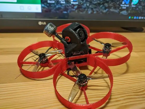 2.5 inch whoop style frame for 1103 (3 holes) CRF4 PRO V3 crsf