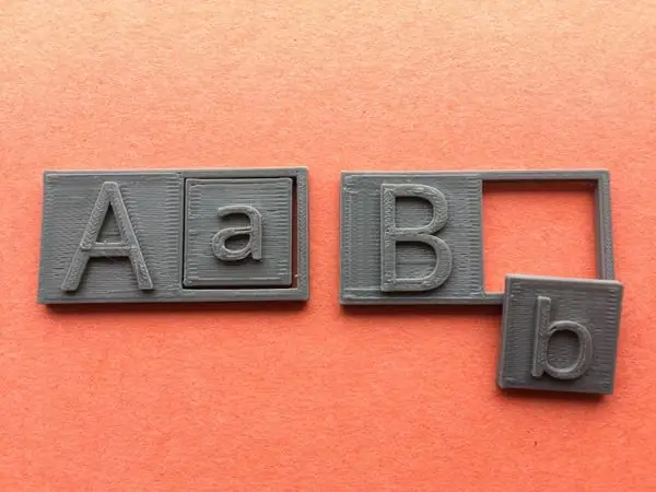 Letter Matching Tiles