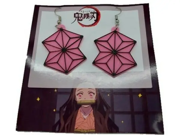 Nezuko Earrings Cosplay