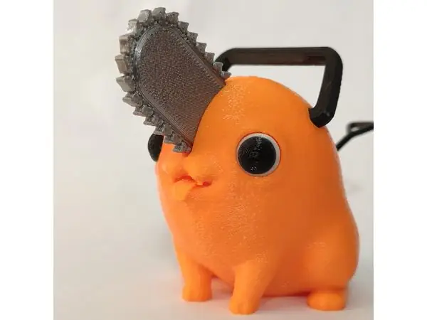 Pochita (Chainsaw Man) FDM - separated parts