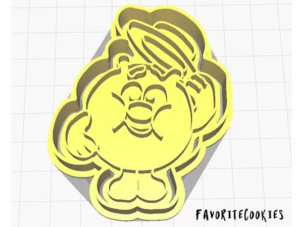 Cookie cutter, Bear Kopatich from cartoon "Smeshariki"