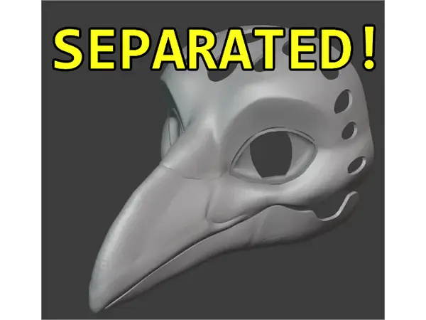 Raven Fursuit Base (separated + eye blanks)