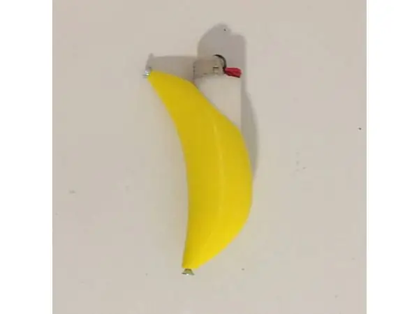 Banana Bic Lighter Holder