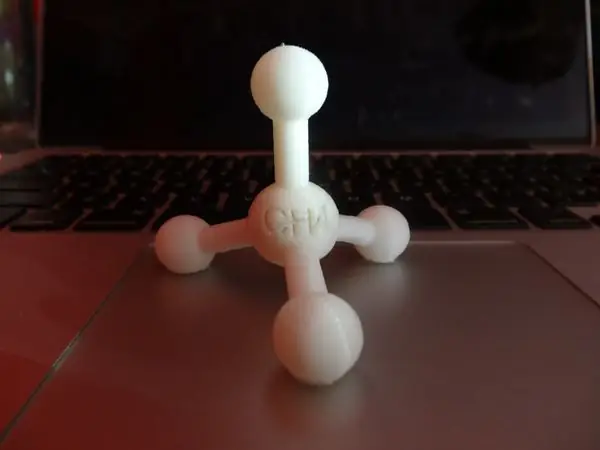 CH4- Methane Molecule model