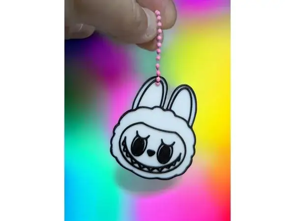 Labubu Keychain Fun and Quick 3D Print!
