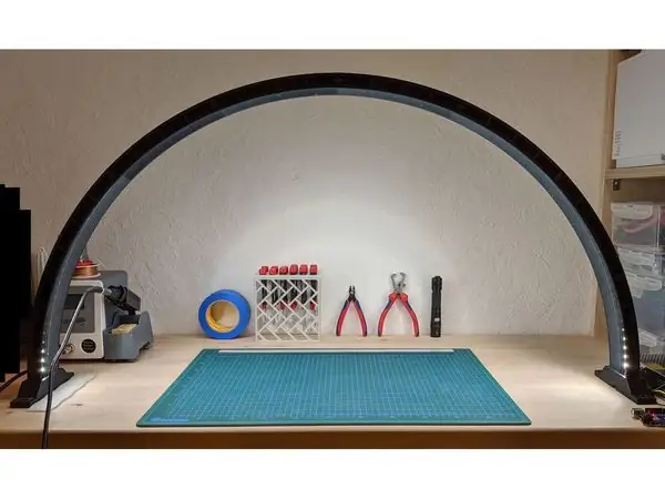 Arc Lamp for LED Stripes, Customizable