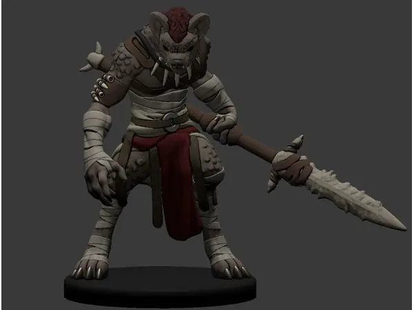 Gnoll Warrior Miniature