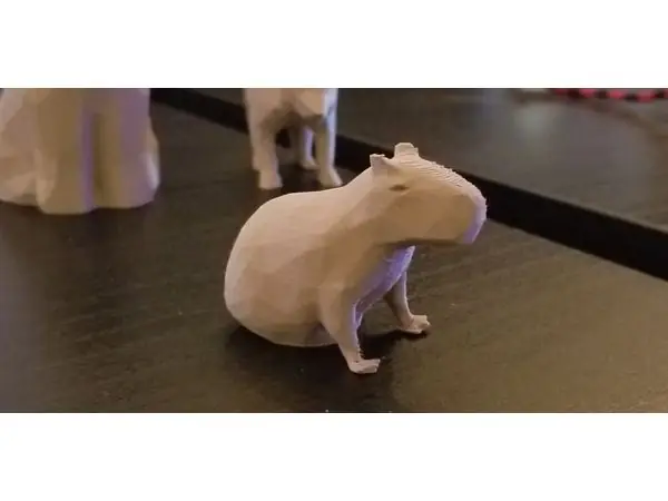 Low Poly Capybara